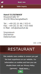 Mobile Screenshot of elisenhof.de